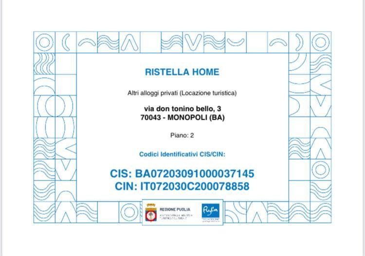Ristella Home Монополі Екстер'єр фото